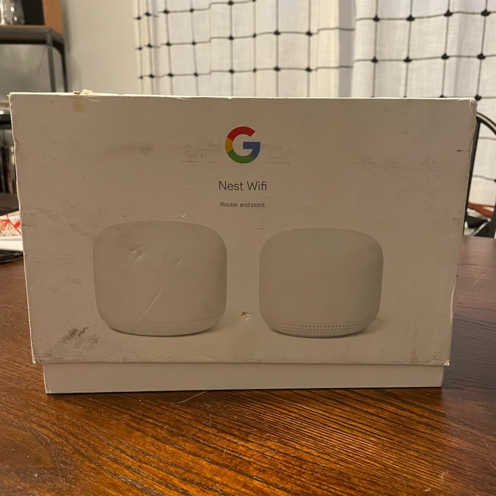 Google Nest WiFi router and mesh access point - New open box
